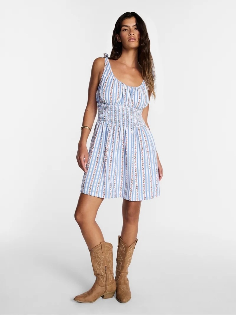 Women’s Smocked Mini Dress from Kacey Lee